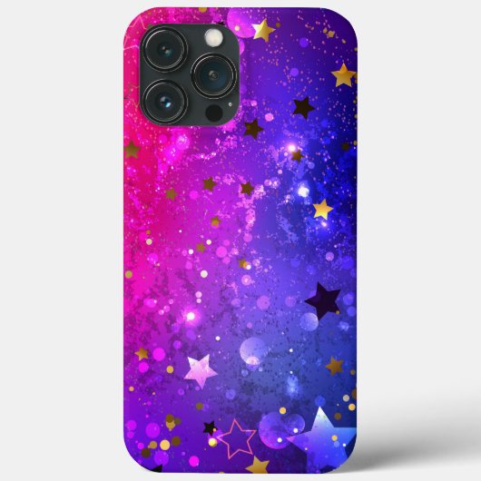 Shiny Pink Blue Background Case-Mate iPhone Hülle (Rückseite)