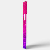 Shiny Pink Blue Background Case-Mate iPhone Hülle (Rückseite / Rechts)