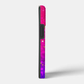 Shiny Pink Blue Background Case-Mate iPhone Hülle (Rückseite / Rechts)