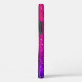 Shiny Pink Blue Background Case-Mate iPhone Hülle (Rückseite / Rechts)