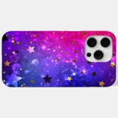 Shiny Pink Blue Background Case-Mate iPhone Hülle (Rückseite (Horizontal))