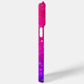 Shiny Pink Blue Background Case-Mate iPhone Hülle (Rückseite / Rechts)