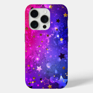 Shiny Pink Blue Background Case-Mate iPhone Hülle
