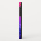 Shiny Pink Blue Background Case-Mate iPhone Hülle (Hinten/Links)