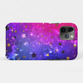 Shiny Pink Blue Background Case-Mate iPhone Hülle (Rückseite (Horizontal))