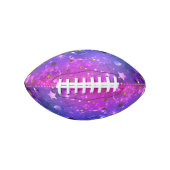 Shiny Pink Blue Background Football (Vorderseite)