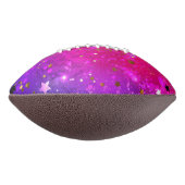 Shiny Pink Blue Background Football (Gedreht 90)