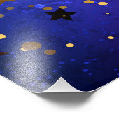 Shiny Pink Blue Background Fotodruck (Ecke)
