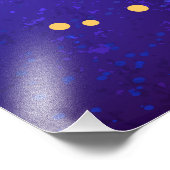 Shiny Pink Blue Background Fotodruck (Ecke)