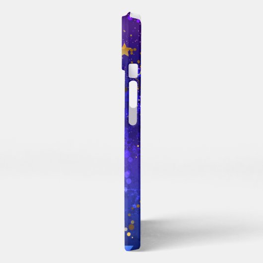 Shiny Pink Blue Background iPhone Hülle (Linke Seite)