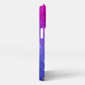 Shiny Pink Blue Background iPhone Hülle (Rechte Seite)