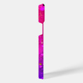 Shiny Pink Blue Background iPhone Hülle (Rechte Seite)