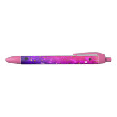 Shiny Pink Blue Background Kugelschreiber (Oberseite)