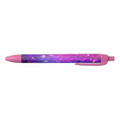 Shiny Pink Blue Background Kugelschreiber (Unterseite)