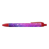 Shiny Pink Blue Background Kugelschreiber (Oberseite)