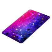 Shiny Pink Blue Background Magnet (Linke Seite)