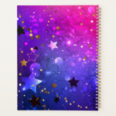 Shiny Pink Blue Background Planer (Rückseite)