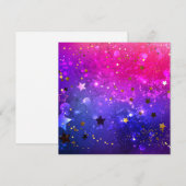 Shiny Pink Blue Background Programm (Vorne/Hinten)
