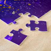 Shiny Pink Blue Background Puzzle (Seite)