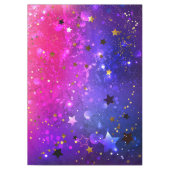 Shiny Pink Blue Background Tischdecke (Vorderseite)