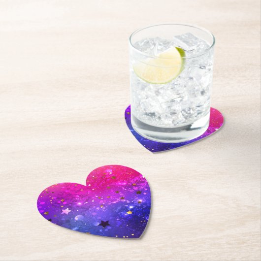 Shiny Pink Blue Background Untersetzer (Vor Ort)