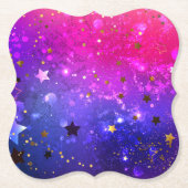 Shiny Pink Blue Background Untersetzer (Vorderseite)