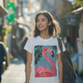 Shiny Pink Flamingo Spaß! T-Shirt