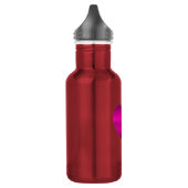 Shiny Pink Heart Trinkflasche (Links)