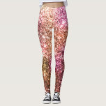Shiny Pink Leggings<br><div class="desc">Die Leggings übergehen von Rosa zu Gold und schaffen so einen dynamischen visuellen Effekt.</div>