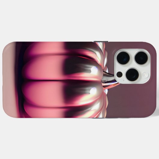 Shiny Pink Pumpkin Case-Mate iPhone Hülle (Rückseite (Horizontal))