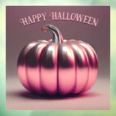 Shiny Pink Pumpkin Fensteraufkleber (Blatt 3)