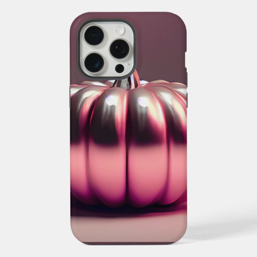 Shiny Pink Pumpkin iPhone Hülle (Rückseite)