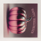 Shiny Pink Pumpkin Puzzle (Horizontal)