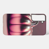 Shiny Pink Pumpkin Samsung Galaxy Hülle (Rückseite (Horizontal))