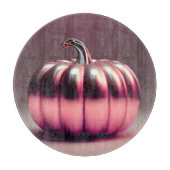 Shiny Pink Pumpkin Schneidebrett (Vorderseite)