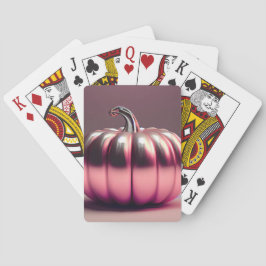 Shiny Pink Pumpkin Spielkarten