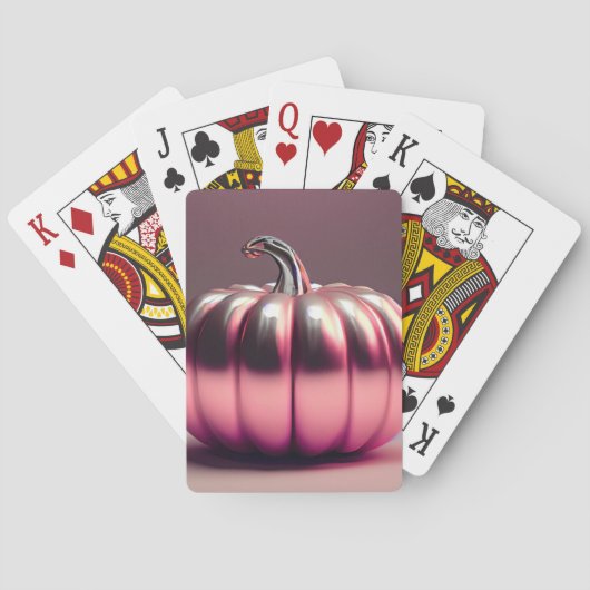 Shiny Pink Pumpkin Spielkarten (Rückseite)