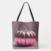 Shiny Pink Pumpkin Tasche (Rückseite)