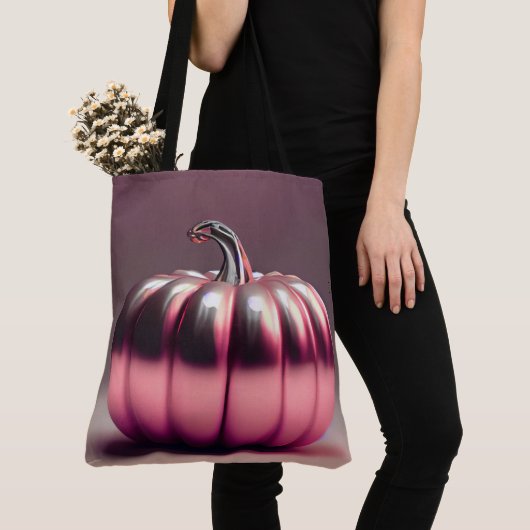 Shiny Pink Pumpkin Tasche (Von Nahem)