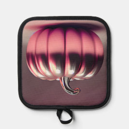 Shiny Pink Pumpkin Topflappen