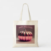 Shiny Pink Pumpkin Tragetasche (Rückseite)