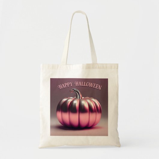 Shiny Pink Pumpkin Tragetasche (Vorne)