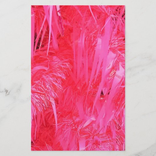Shiny Pink Weihnachtsbaum Briefpapier (Vorderseite)