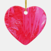 Shiny Pink Weihnachtsbaum Keramik Ornament (Vorne)