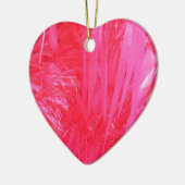 Shiny Pink Weihnachtsbaum Keramik Ornament (Links)