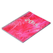 Shiny Pink Weihnachtsbaum Notizblock (Linke Seite)