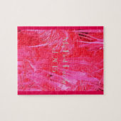 Shiny Pink Weihnachtsbaum Puzzle (Horizontal)