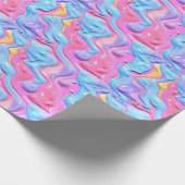 Shiny Plastic Bubble Abstrakt Geschenkpapier (Ecke)