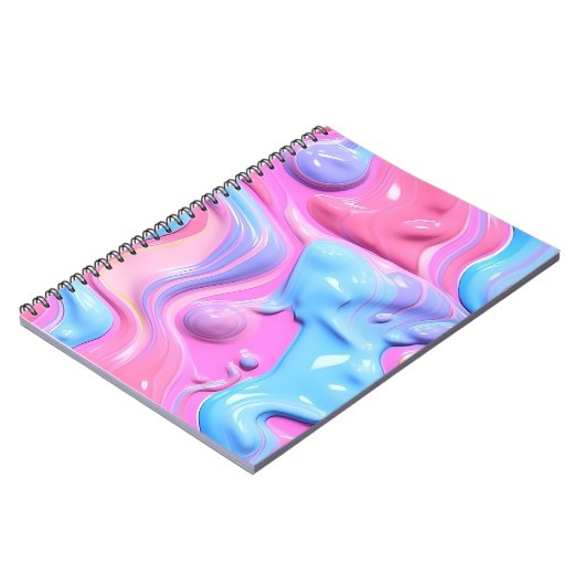 Shiny Plastic Bubble Abstrakt Notizblock (Linke Seite)