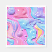 Shiny Plastic Bubble Abstrakt Serviette (Vorderseite)